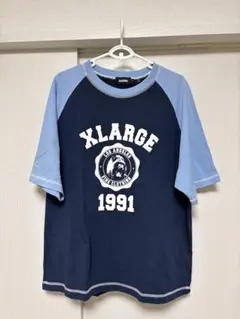 【最終値下げ】XLARGE 半袖ラグラン　Tシャツ　Lサイズ