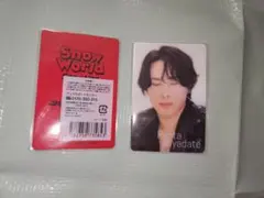 Snow World 宮舘涼太 Snow Man チラ見カード　2枚