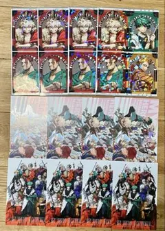 最強ジャンプ付録　ヒロアカ　4セット　新十傑　ホログラムステッカー　ポストカード