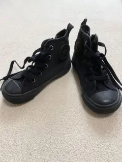 オールブラック ☆ converse ハイカット スニーカー