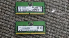 SK hynix ノート用メモリ 8GB 2枚 DDR5(PC5-4800B)のサムネイル