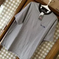 ※処分価格品。大きいサイズ　3L DICKIES ストライプ Tシャツ
