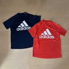 adidas Tシャツセット Lサイズ 黒 赤