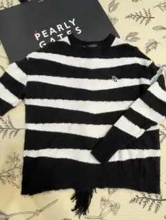 PEARLY GATES ゼブラ柄セーターサイズ０