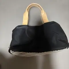 バーバリー ハンドバッグ ノバチェック ナイロン 牛革レザー 大容量