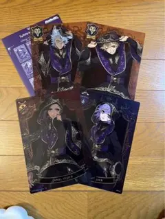 ツイステ　クリアビジュアルポスター4枚セット