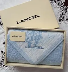 LANCEL フェイスタオル ブルーのサムネイル