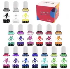 レジン用 着色剤 16色セット (10ml×16本)のサムネイル