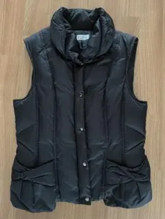 ヒロココシノ　essentiel ブラック　ダウンベスト　9号