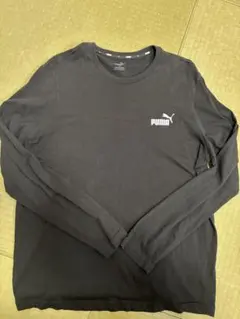 PUMA メンズ　ロングTシャツ（黒）　XXL