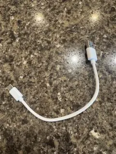 USB Type-C to USB Type-A ケーブル 約15cm ホワイト