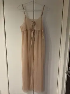 【新品未使用品】lunacion しまむら チュールキャミロングワンピース