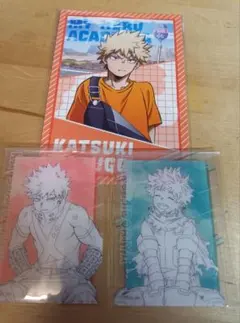 ヒロアカ　導く者と歩む者 クリアカード 爆豪勝己　緑谷出久＋特典ポストカード