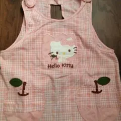 Hello Kitty エプロン ピンク ギンガムチェックのサムネイル