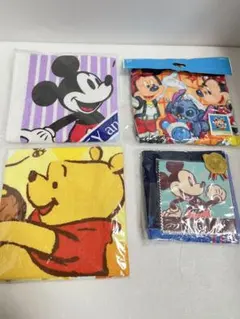 ミッキー・プーさん ディズニー スティッチ 4点セット 未使用