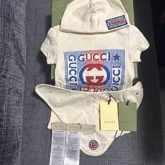 GUCCI ベビー ロンパース 帽子 セット 0/3ヶ月