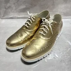 【未使用級】COLE HAAN ゼログランド オックスフォード ウイングチップ