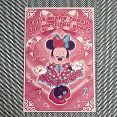 ミニーファンダーランド　クリスタルパレスレストラン　カード　パルパルーザ