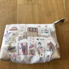 タイ航空　ビジネスクラス　アメニティ 限定デザイン