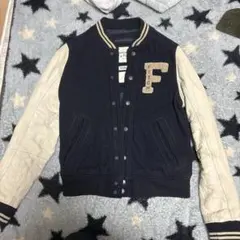 Abercrombie & Fitch 本革スタジャン　M