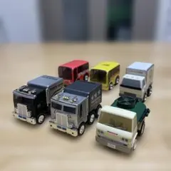チョロQ 6台セット トラック バス 働く車　まとめ売り
