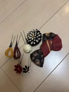 髪飾り 和装小物 つまみ細工 卒業式 成人式