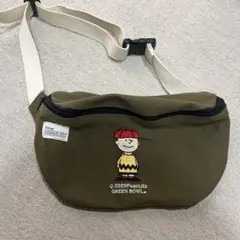 PEANUTS 2020 グリーンボウル バッグ