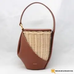 POLENE ポレーヌ yke タン レザーカゴバッグ - メルカリ