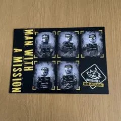【非売品】マンウィズ　ポストカード　シールセット マンウィズ フライヤー ポストカード man with a mission｜Yahoo