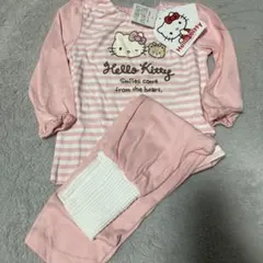 新品タグ付き　Hello Kitty ベビーパジャマ 95cm ピンク　薄手長袖
