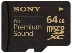 microSDXC for Premium Sound SR-64HXA