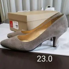 【1240】卑弥呼 シープ スエード パンプス グレージュのサムネイル