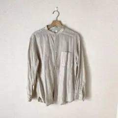 【UNIQLO】リネン長袖シャツ　ベージュ