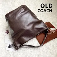 COACH オールドコーチ グラブタンレザー ブラウン 大容量 A4収納可能