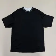 acne studiousモックネック Tシャツ ロゴ - メルカリ