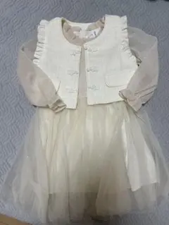 アイボリー フォーマルドレス サイズ100