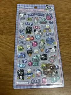 【正規品】はぴだんぶい　サンリオ第二弾　ボンボンドロップシール　はぴたんぶい