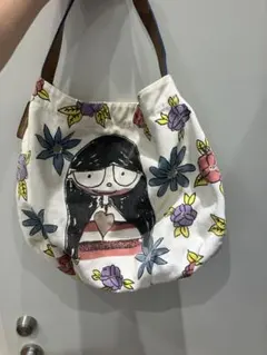 MARC JACOBS キャンバス トートバッグ 花柄
