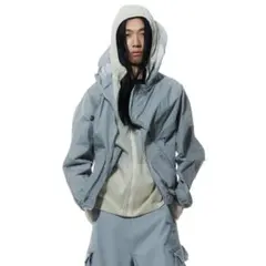 sansangear 3D POCKET JACKET sky blue 3