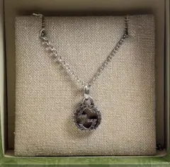 GUCCI〔グッチ インターロッキング〕ペンダント ネックレス