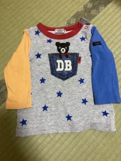 DOUBLE.B 星柄 長袖カットソー mikihouse