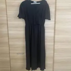 しまむら yumi カシュクールワンピース 授乳パジャマ 授乳ルームウェア