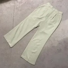 ローリーズファーム ストレートパンツ　 アイボリー M センタープレス