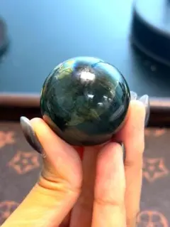 ラブラドライト 丸玉 約29.1mm 一点物 天然石 置物 パワーストーン