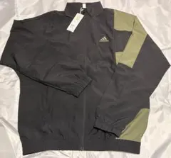 adidas ジャージセットアップ　ブラック/オリーブ