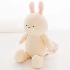 うさぎ型リュックサック アイボリー　新品ですが頭部分に毛抜けあり　他は美品
