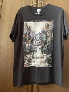 初音ミク Metal Edition Tシャツ Lサイズ ブラック
