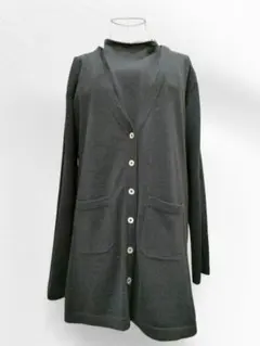 49AV　ジュンコシマダ　グレー　ニット　アンサンブルのサムネイル