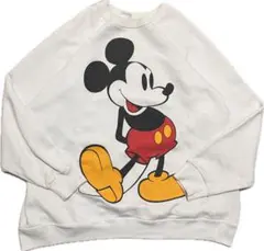 90s ミッキーマウス プリント スウェット