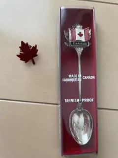 カナダ製メープルリーフスプーン